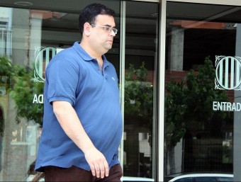 Josep Raya Moyano, quan va anar a declarar als jutjats de Figueres. MARINA LÓPEZ/ACN