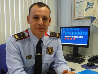 Bonaventura Comas és el cap de l'Àrea Bàsica Policial dels Mossos d'Esquadra de Premià de Mar des del novembre de 2013. LLUÍS ARCAL