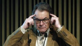 El president de CDC, Artur Mas, aquest dissabte a la convenció de la JNC EFE