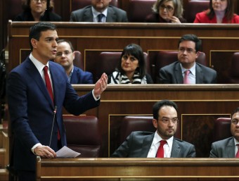 Pedro Sánchez, al Congrés dimecres passat EFE