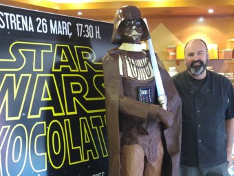 Les figures en xocolata d'Star Wars amb el pastisser Àlex Turró T.M