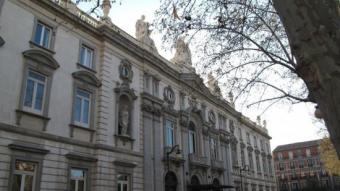 Vista de la seu del Tribunal Suprem, a Madrid ARXIU