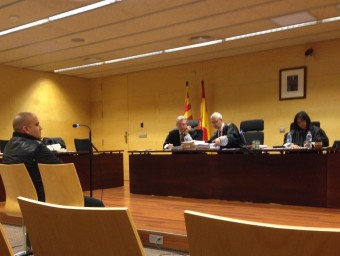 López, ahir a la sala de vistes de la secció quarta de l'Audiència de Girona G. PLADEVEYA