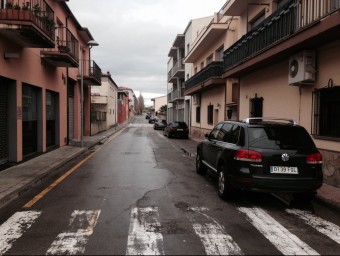 El carrer Canigó, en el tram més pròxim a Santa Llogaia JOAN PUNTÍ