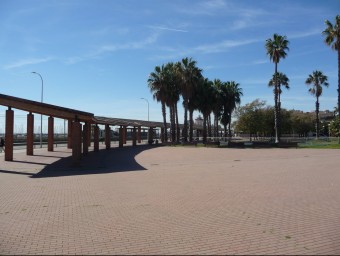 El parc de Can Fitó de Premià de Mar és on finalment s'hi podria fer la rotonda d'accés al port del municipi. LLUÍS ARCAL
