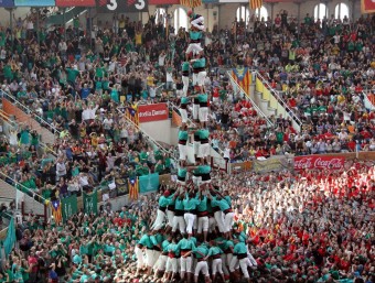 Els Castellers de Vilafranca van carregar el 3d10fm en l'últim concurs ACN/ARXIU