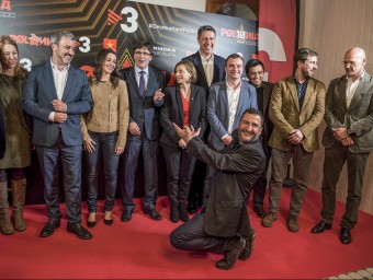 La festa dels 10 anys de ‘Polònia' va reunir a l'Antiga Fàbrica Estrella Damm polítics i actors JOSEP LOSADA