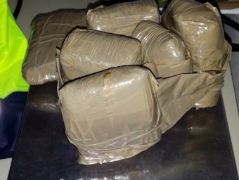 Imatge d'un dels carregaments de cocaïna interceptats per la Policia. MINISTERI D'INTERIOR