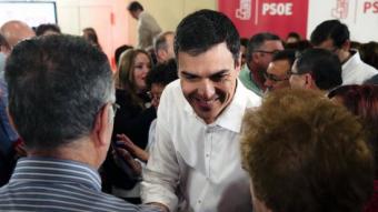 El secretari general del PSOE, Pedro Sánchez, en un acte a Màlaga EFE