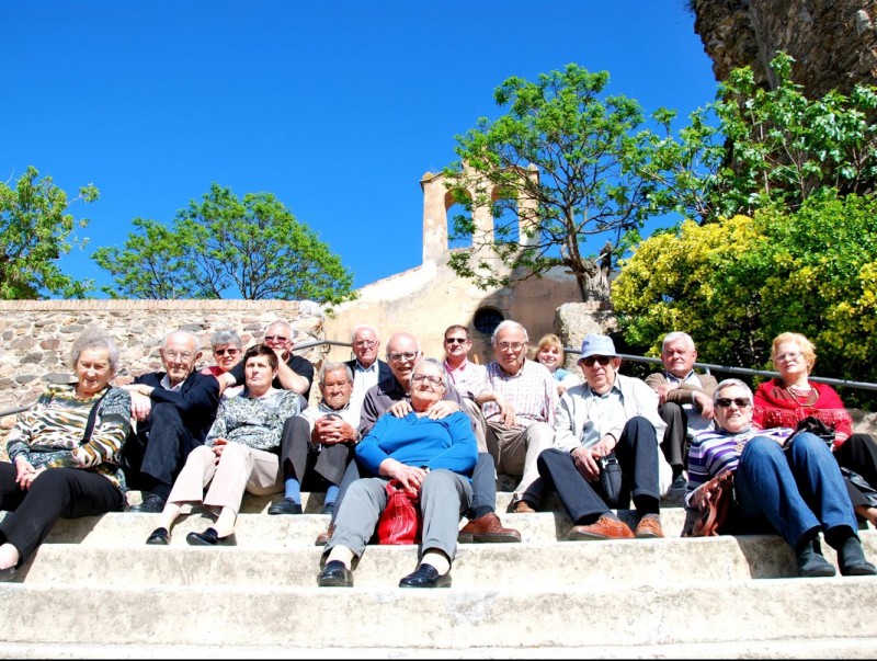 Una imatge de la trobada de cistellers de la Selva, el dia 16 al restaurant El Castell de Brunyola EL PUNT AVUI