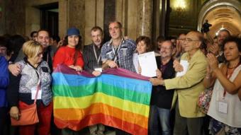 La llei contra la LGTBfòbia es va aprovar al Parlament a l'octubre del 2014 QUIM PUIG / ARXIU
