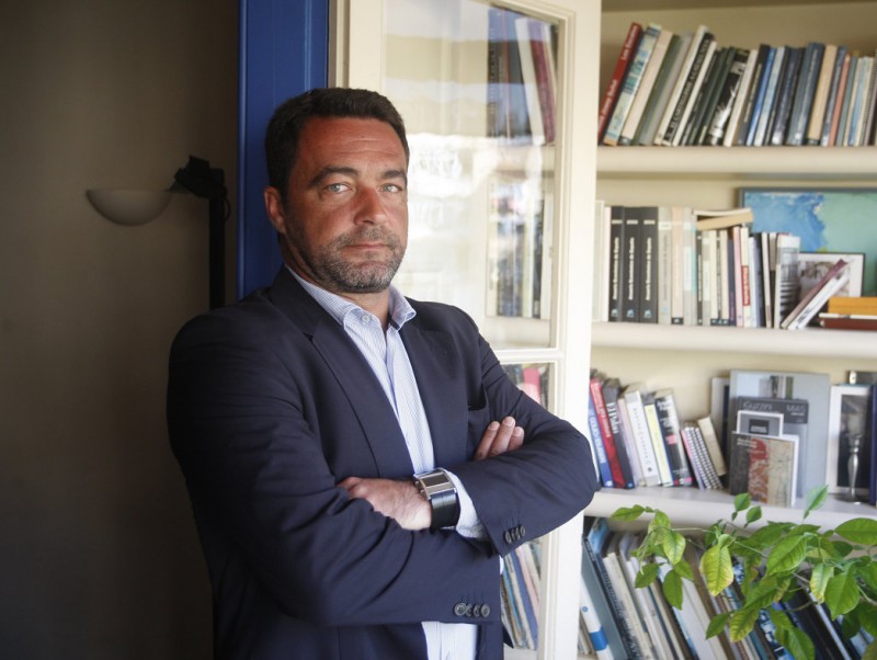 José Miguel Torres, CEO de Cederroth Distrex, a la seu de l'agència ICE, a Barcelona.  ORIOL DURAN