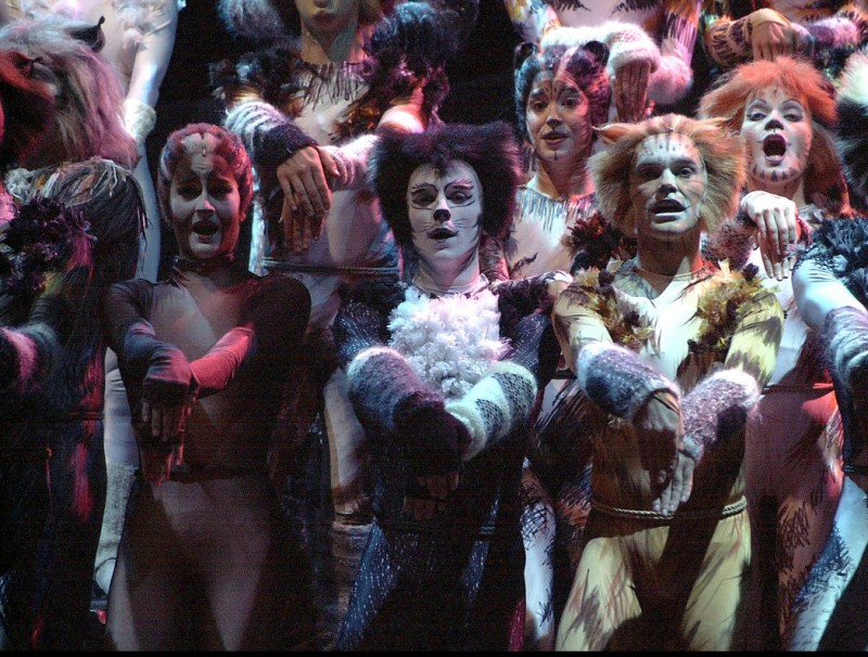 Representació del musical ‘Cats' a Madrid el 2003.  ARXIU /EFE