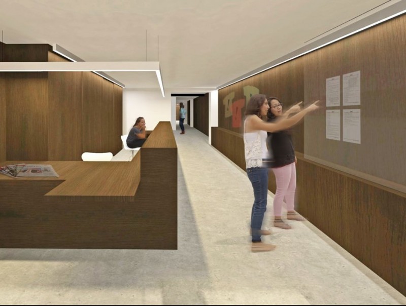 Imatge virtual del nou edifici, que tindria ascensor i seria 100% accessible DIBA
