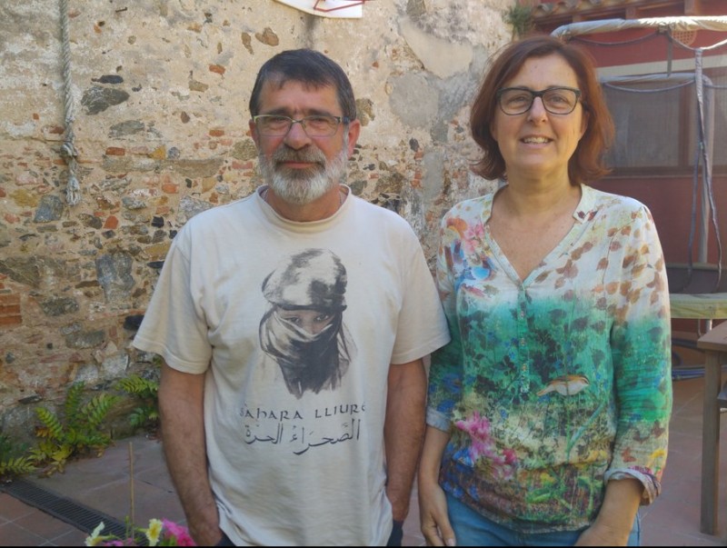 Josep Gelpí i Natatxa Frutos fotografiats recentment a Malgrat de Mar T.M