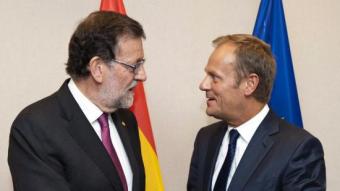 Rajoy conversa amb Donald Tusk EFE