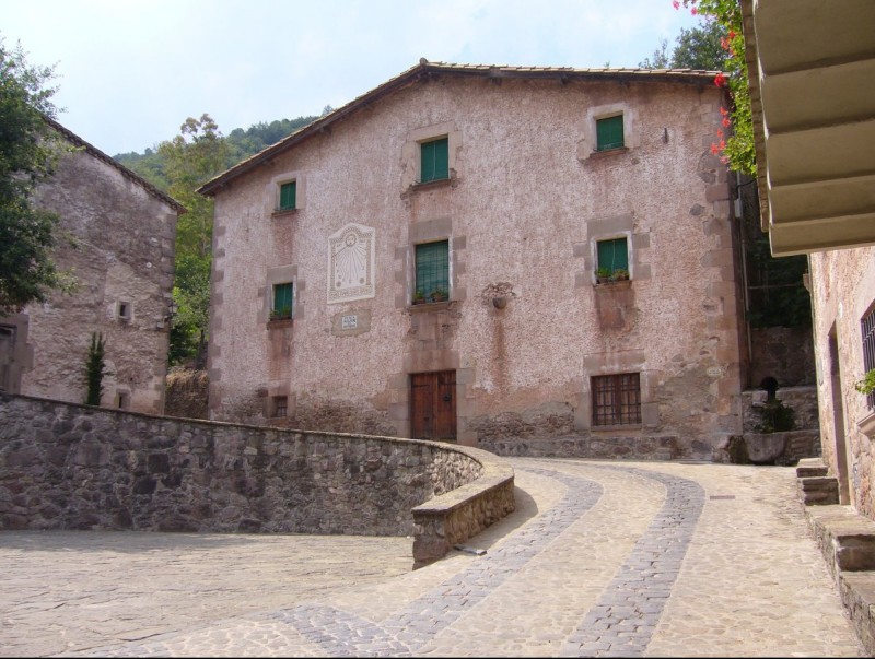 La plaça de sant Privat d'en Bas, un dels escenaris. J.C