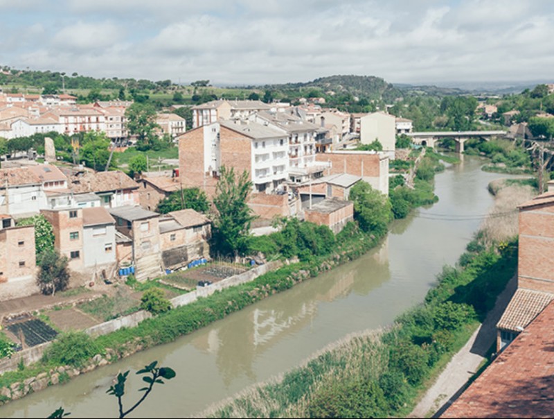 El riu Llobregat al seu pas per Gironella AJ. GIRONELLA