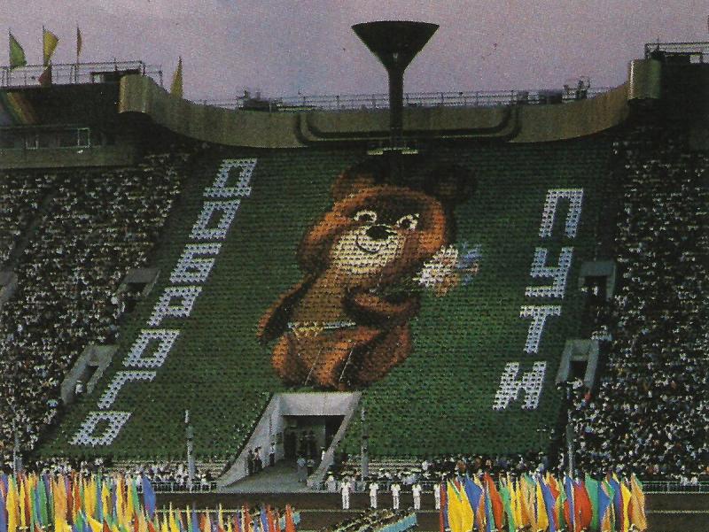 Una imatge de la inauguració dels Jocs de Moscou del 1980 DEPORTE 2000