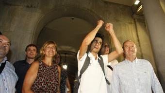 Joel González, ahir a l'ajuntament de Figueres. LLUÍS SERRAT