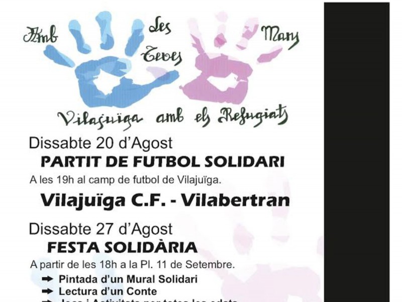 El cartell dels actes a Vilajuïga EPA