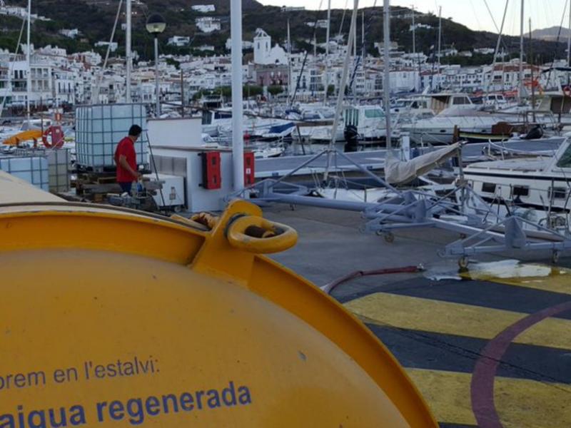 L'Ajuntament ha posat aigua regenerada a disposició de les nàutiques que ara necessiten rentar les embarcacions EPA