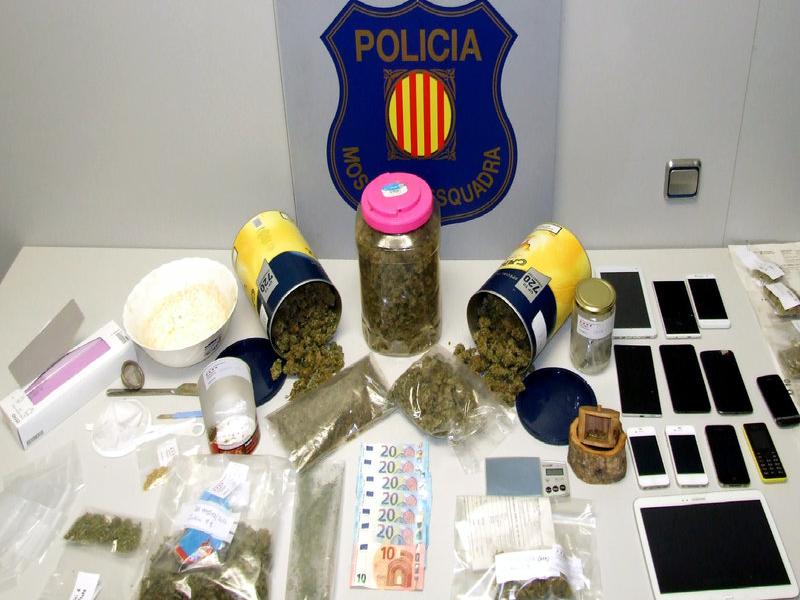 Els objectes comissats pels mossos CME