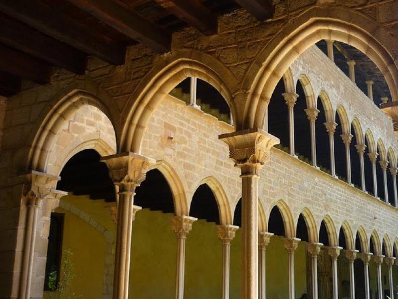 El monestir de Pedralbes fou una iniciativa d'Elisenda de Montcada.  ARXIU