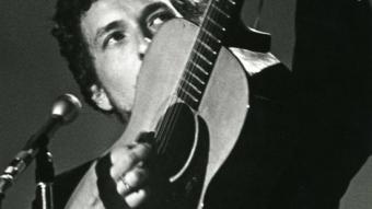 Bob Dylan  EN UNA IMATGE DE COMENÇAMENT DELS ANYS SETANTA COLUMBIA