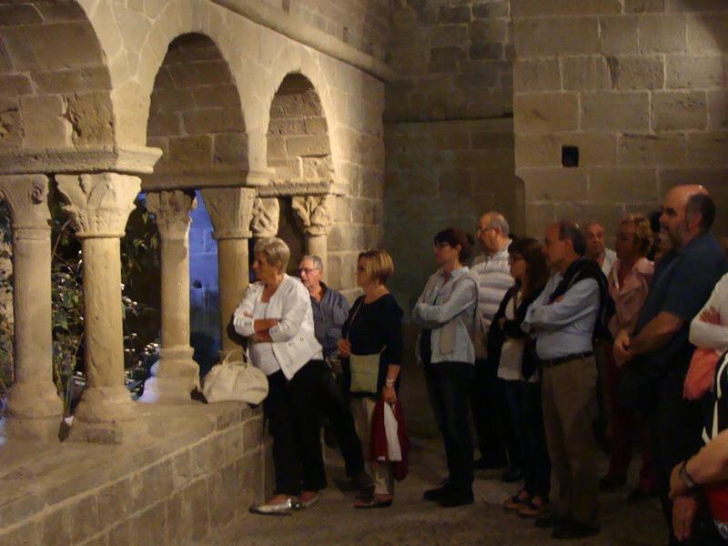 Les visites descobreixen el monestir NOEMÍ BADRENAS