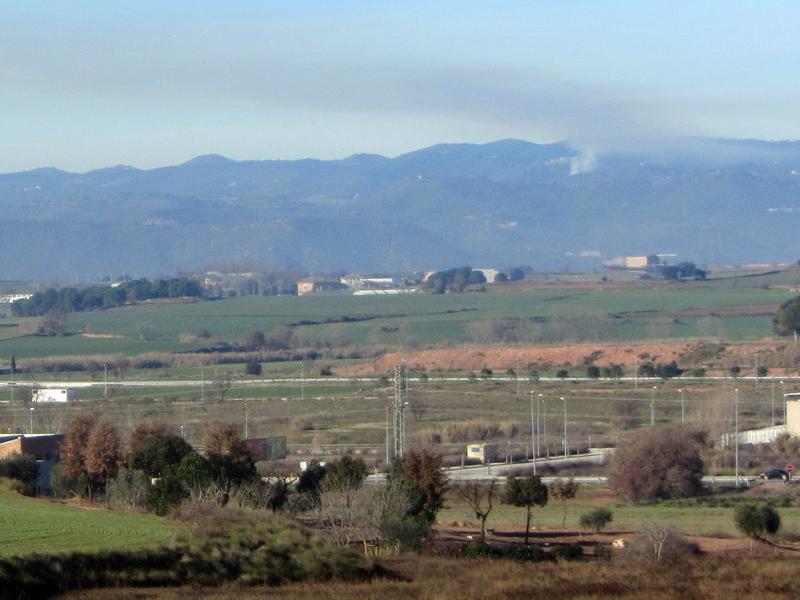 Vista de la zona de l'aeròdrom de Sant Fruitós J. GRANDIA