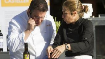 Ada Parellada va oferir un dels showcookings en la passada edició de la Jornada Gastronòmica del Calçot. JOSÉ CARLOS LEÓN