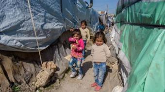 Assentament informal pèr a refugiats siris prop de Zahle, al Líban. AGÈNCIA EP