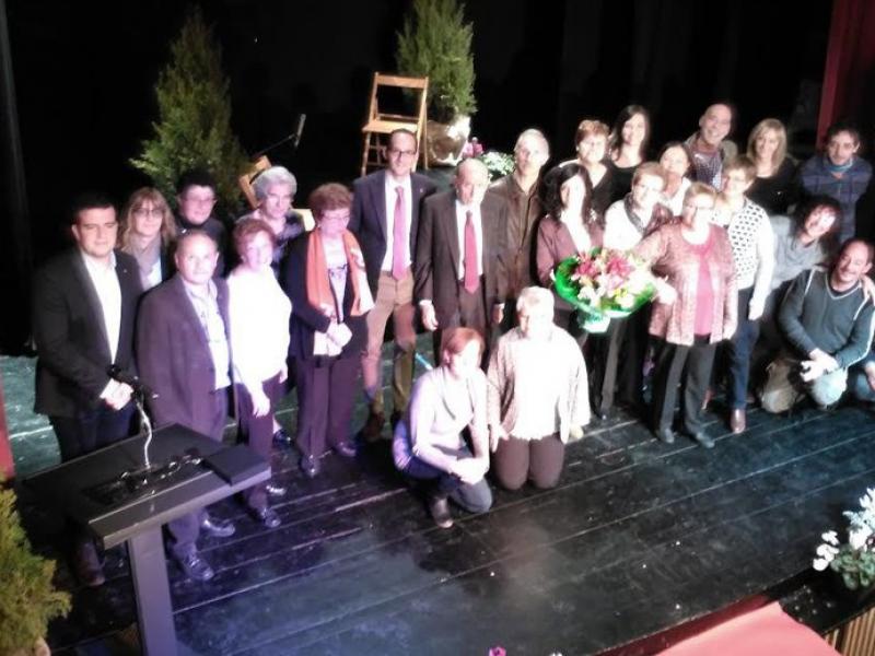 L'homenatge es va fer al teatre municipal AJ. RIBES DE FRESER