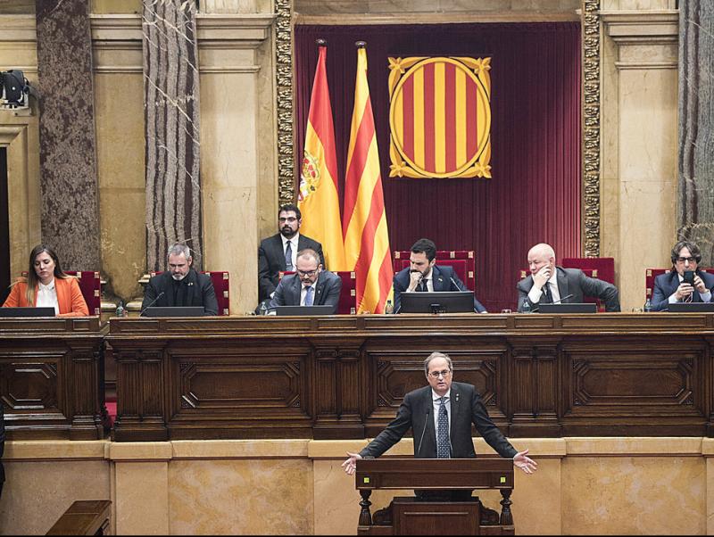 Mesa d'edat amb el vot de Lluís Puig ja sobre la taula | E. Garcia |  Barcelona | Política | El Punt Avui