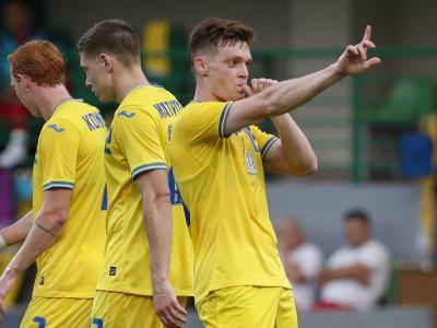 Tsygankov celebra el gol contra Moldàvia