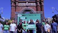 Les entitats independentistes van presentar plegades al juliol a l’Arc de Triomf la manifestació de la Diada