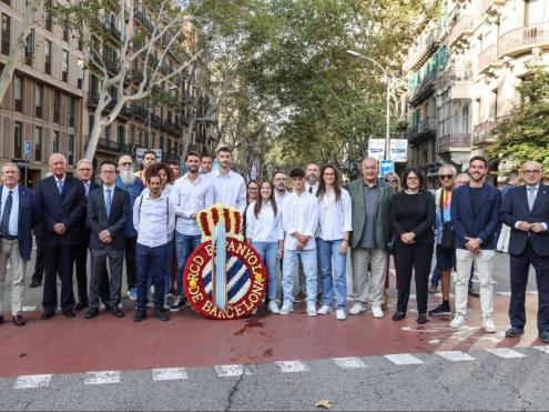 Representació de l’Espanyol a la Diada