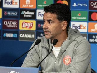 Míchel, en la roda de premsa prèvia al debut de demà a París