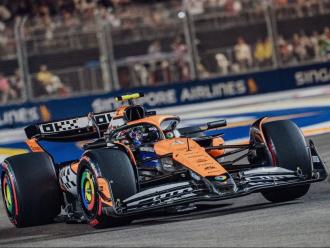 Lando Norris (McLaren) , el gran dominador en el GP de Singapur