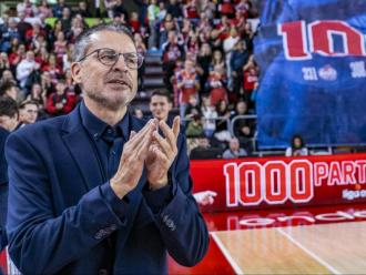 Martínez, el dia dels 1.000 partits ACB