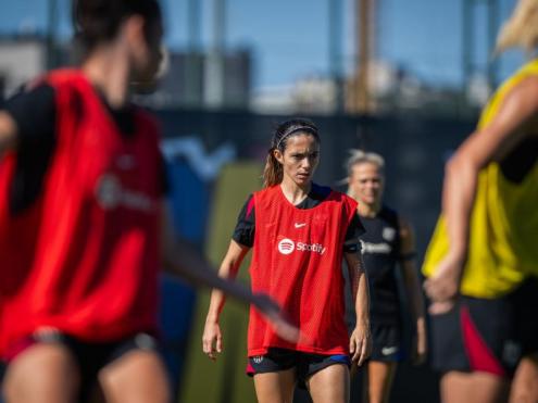 L’últim entrenament de les blaugrana.