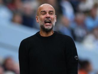 Guardiola durant el partit davant el Fulham